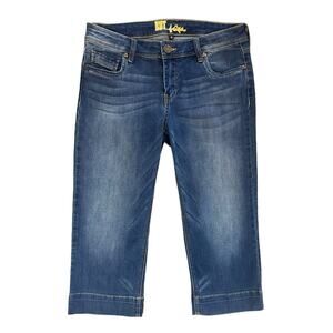 Kut From the Kloth Denim Cropped Pants Capri Jeans Women’s Size 8 Blue Med Wash